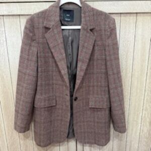 Mango Blazer, Size Small. Wool Blend.